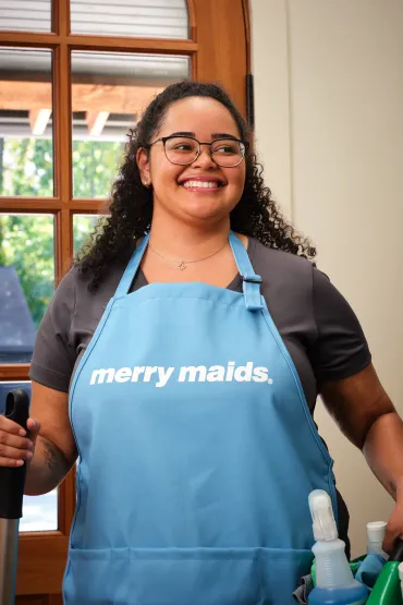 smiling merry maid